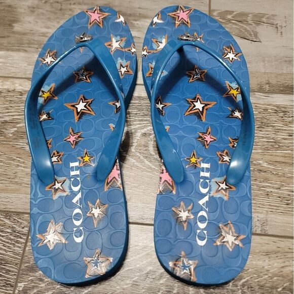 Coach Abbigail Thong Flip Flops Size 6 - Picture 2 of 6